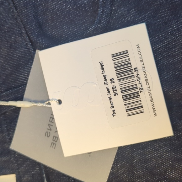 SAME Los Angeles The Barrel Jean Deep Indigo 28 $498 Instore 100%Japanese Denim - Picture 10 of 11